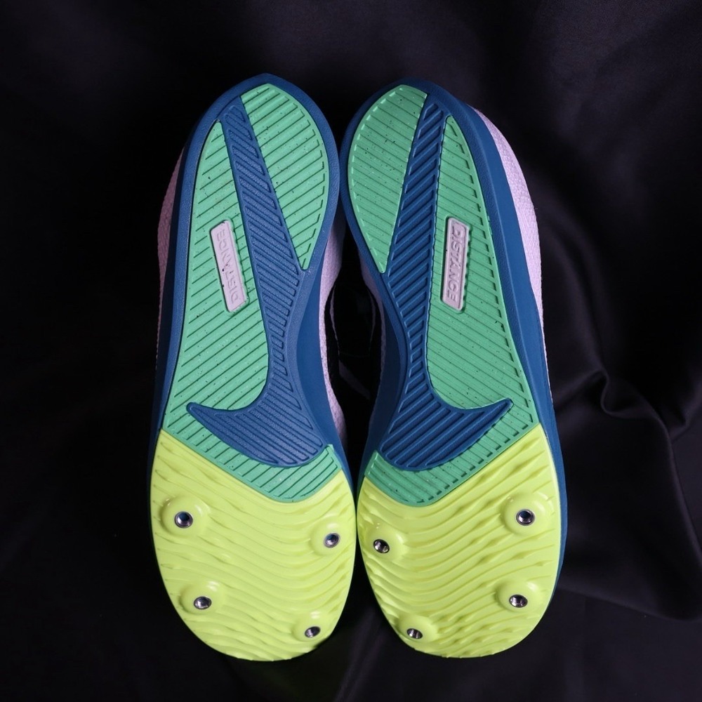 Nike Zoom Rival Distance FZ9653-102 White Spruce Track Spikes Mens Sz 8.5 + Bag - Picture 8 of 12